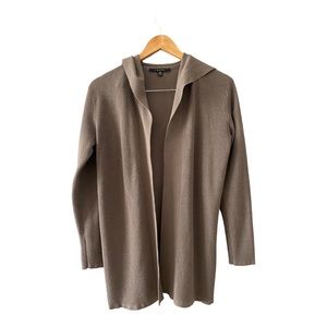Cyrus Sweater Jacket Cardigan Taupe Size XS